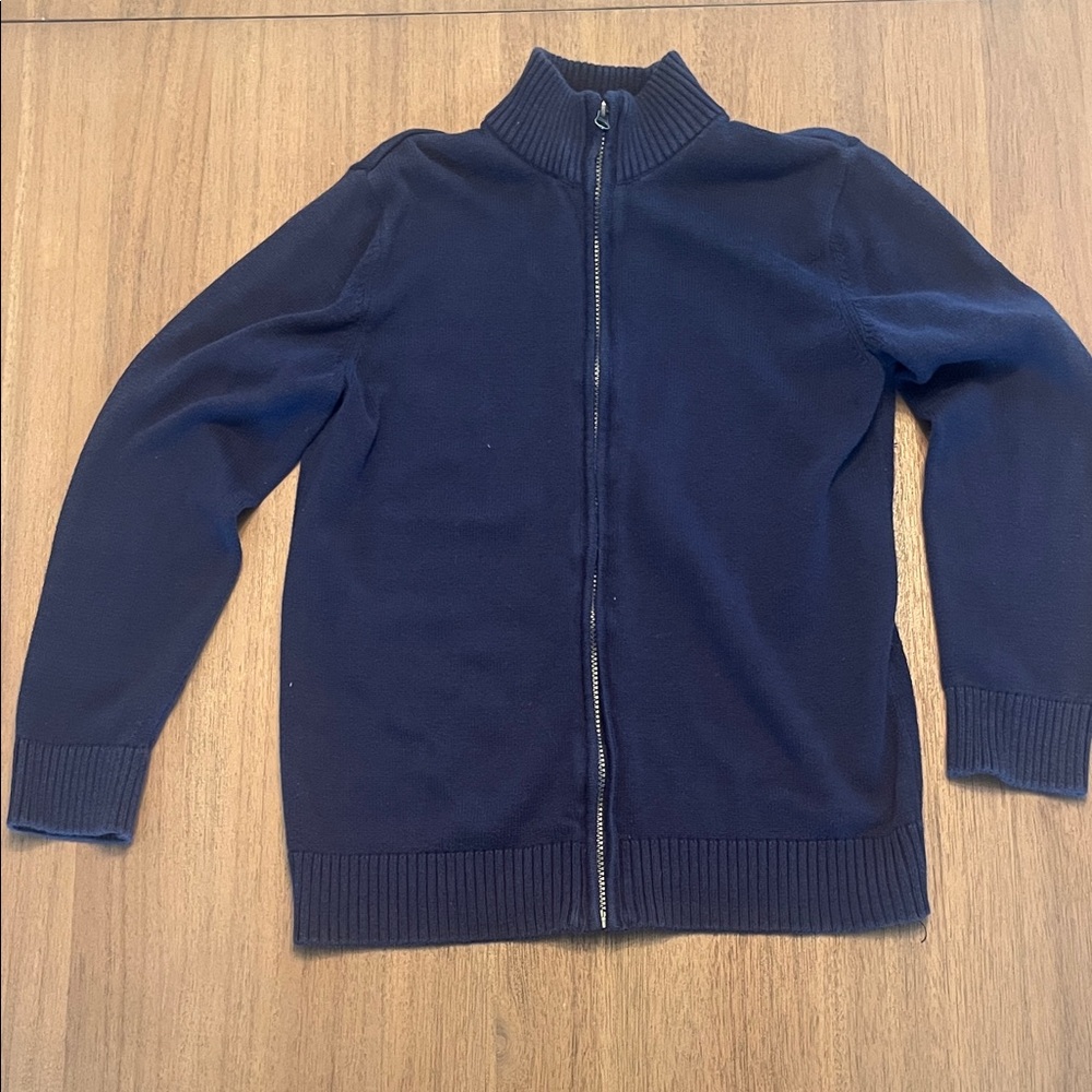 The Children's Place Dark Blue Zip-Up Sweater